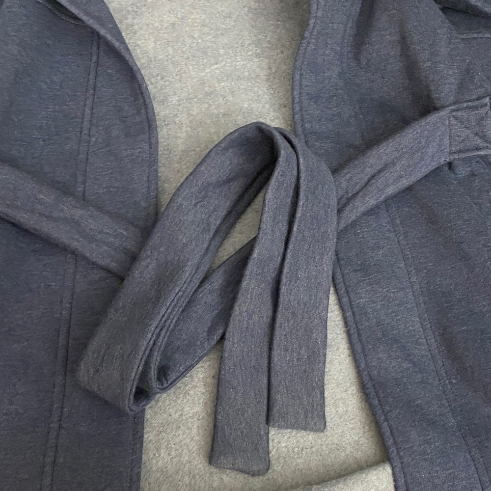 The Pyramid Collection Oversized Midnight Blue Women's Jacker Robe - Picture 14 of 16